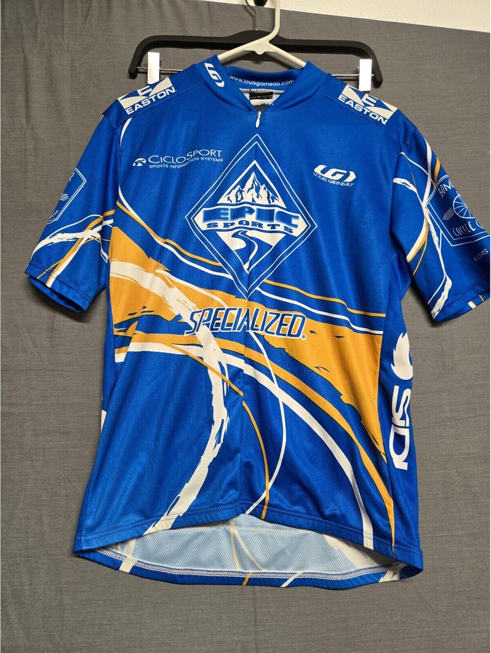 Louis Garneau Epic Sports Blue Cycling Jersey